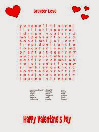 Valentines Word Search Easy 6 Valentines Word Search Easy 6