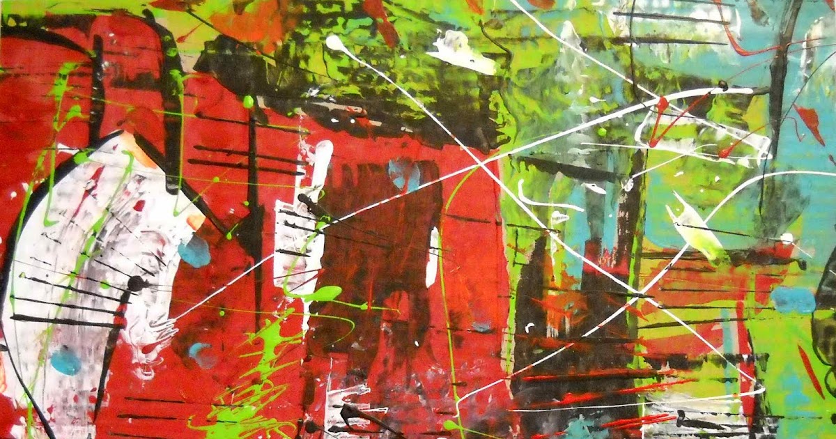 The Abstract Art of John L. Payne: Untitled Acrylic Abstract