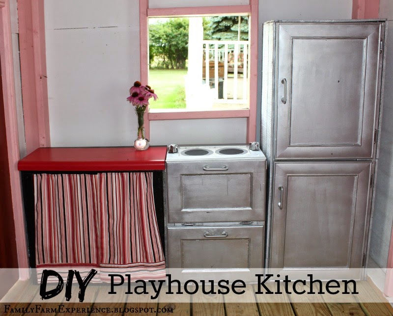 Family Farm Experience DIY Playhouse Kitchen