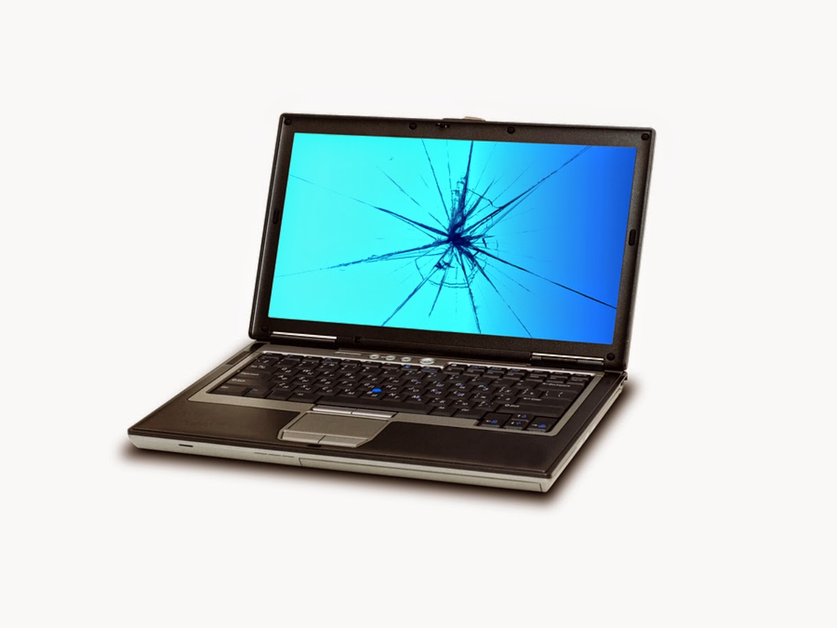 broken laptop