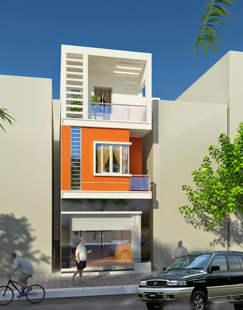 Thiết kế nhà phố 3 tầng hiện đại Thiết kế nhà phố 3 tầng hiện đại