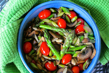 Asparagus with Sherried Mushrooms