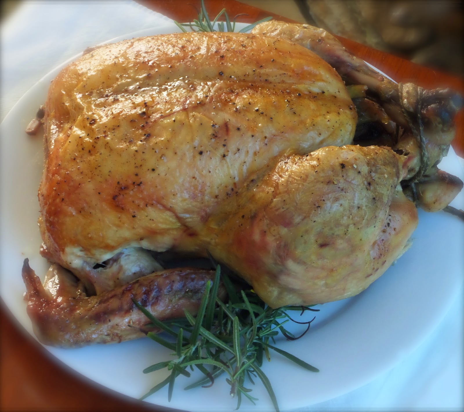 Becki Melvie Roasting an Organic FreeRange Chicken {Fancy Roast Chicken}
