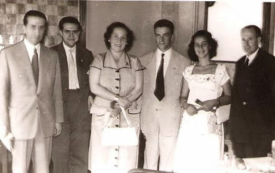 1951 - Visita del equipo lisboeta al local social del Club Ajedrez Ruy López Tívoli - Una instantánea para la historia