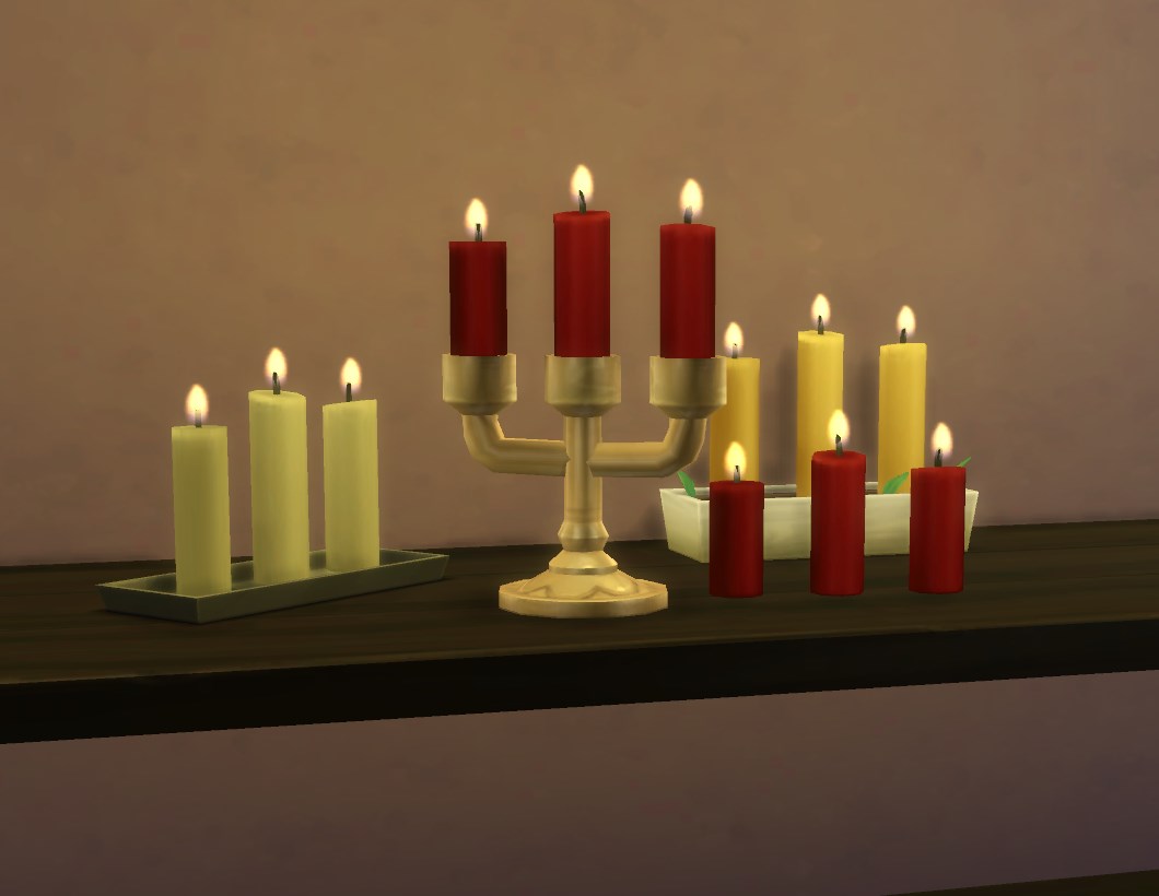 My Sims 4 Blog Candles + Candle Holders by Plasticbox