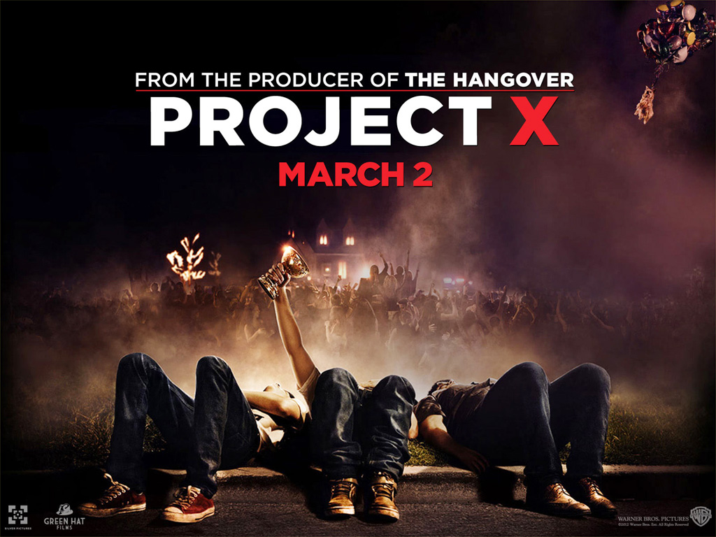 I eat, sleep, walk, talk Movies & Books ) Project X (2012) Comedy