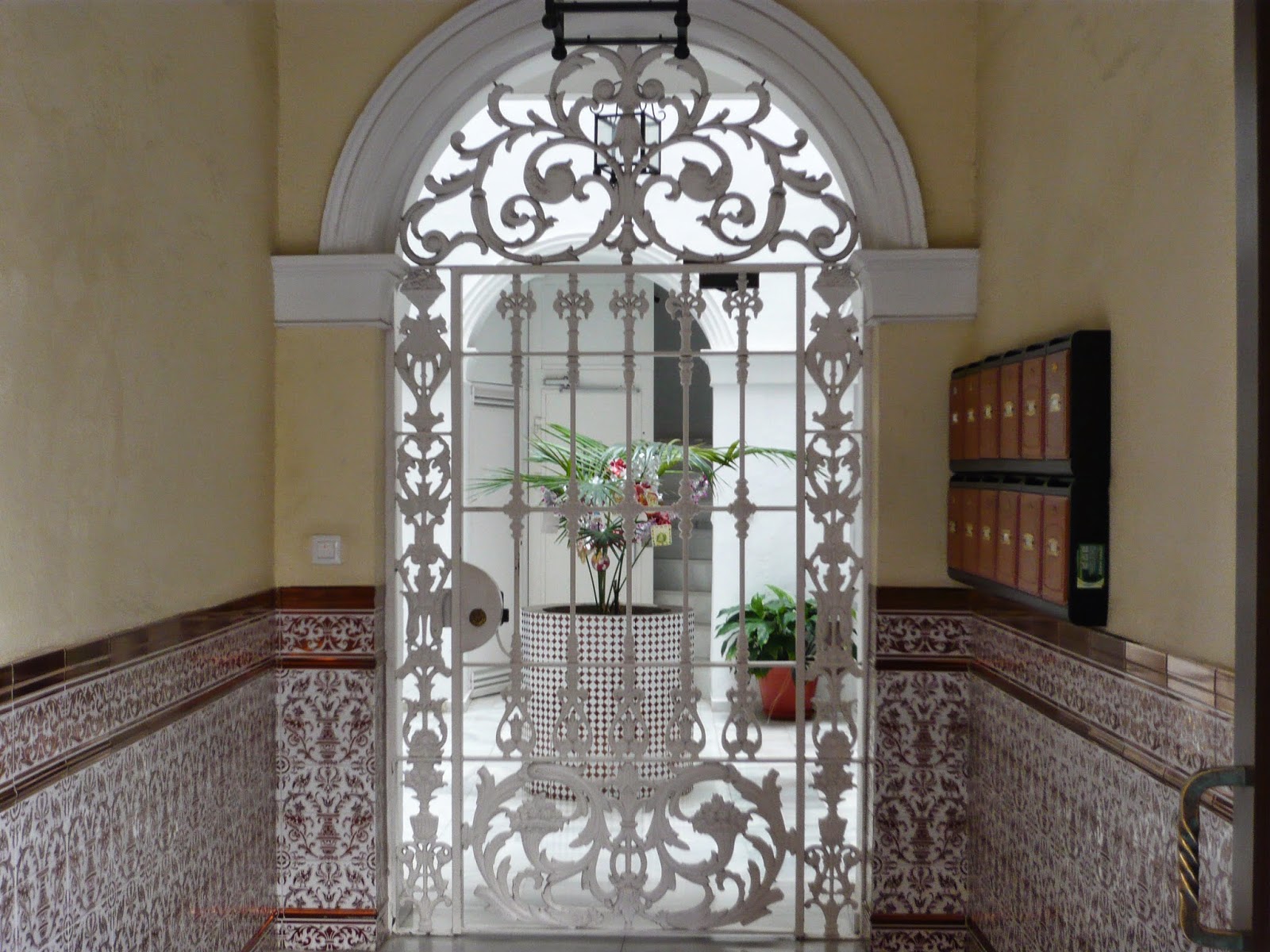 Un patio andaluz Cádiz (España) Un elefante curioso