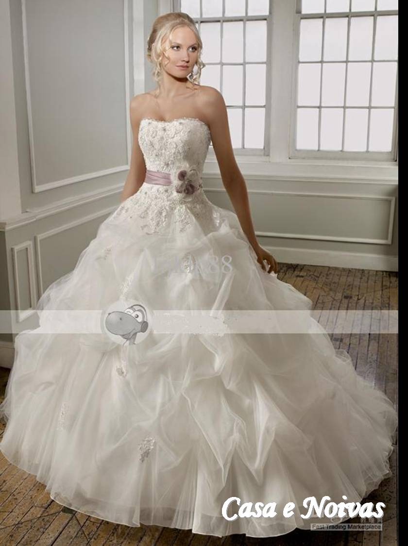 vestidos de noiva rodados