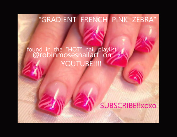 6. Pink and Black Zebra Nail Design for Short Nails - wide 7
