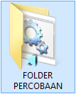 Cara Menyembunyikan Folder Menggunakan Notepad Cara Menyembunyikan Folder Menggunakan Notepad Folder Percobaan jonarendra