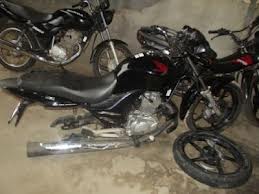 Cubati/PB: Popular encontra moto que foi tomada em assalto depenada.