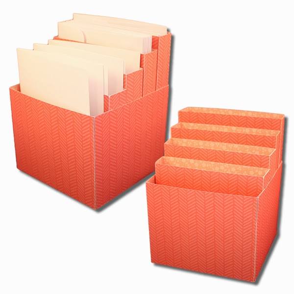 Bits of Paper Card Organizer Display Box