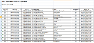 daftar nama penerima sk tunjangan fungsional 2013 update per tgl 20