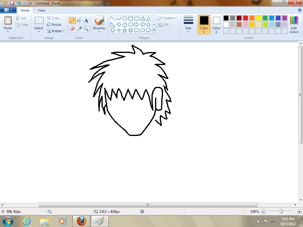 Paguyuban Trik Software: Cara Mudah Menggambar Anime Menggunakan Paint