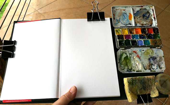 Hudson Valley Sketches: More Watercolor and Gouache Palette Talk