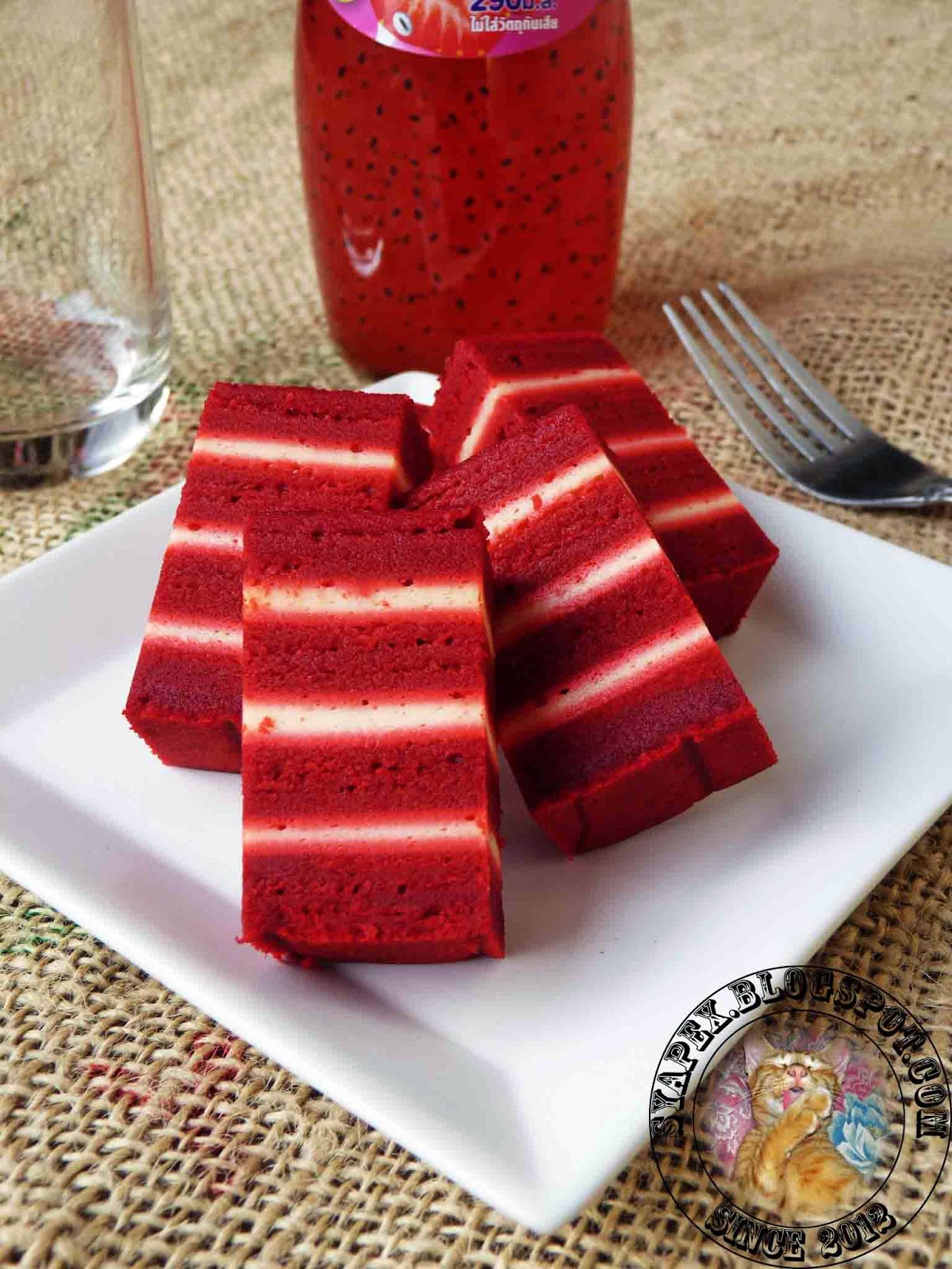 syapex kitchen Kek Lapis Red Velvet