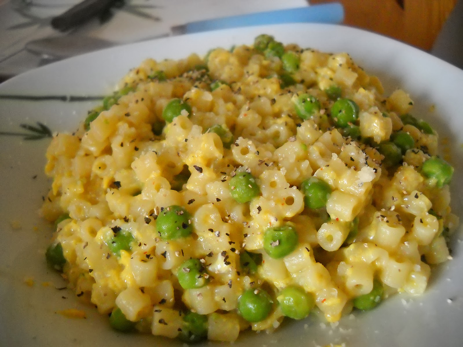 NELLA CUCINA DI TERESA PASTA E PISELLI