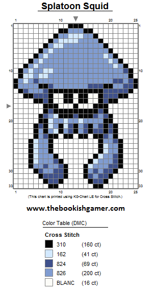 splatoon squid 8bit pixel