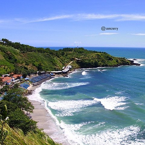 pantai menganti kebumen lokasi pantai menganti kebumen