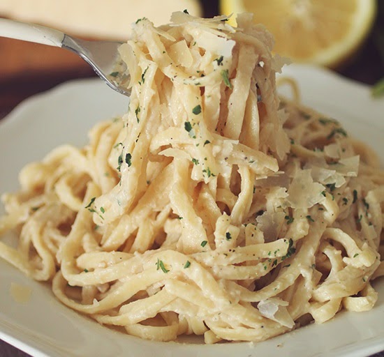 Clean Eating Cauliflower Alfredo Pasta Dine Simply