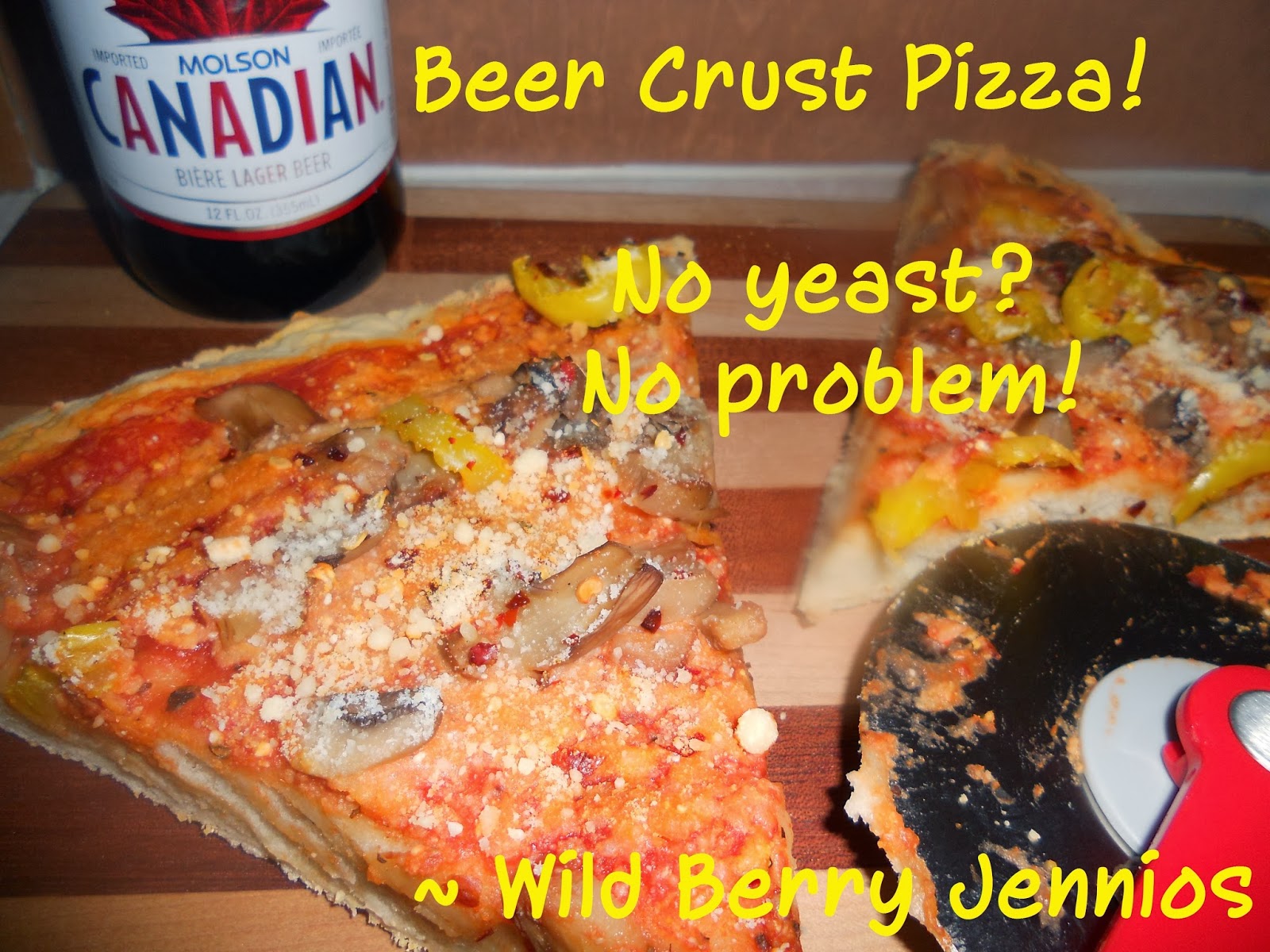 Wild Berry Jennios Beer Crust Pizza!
