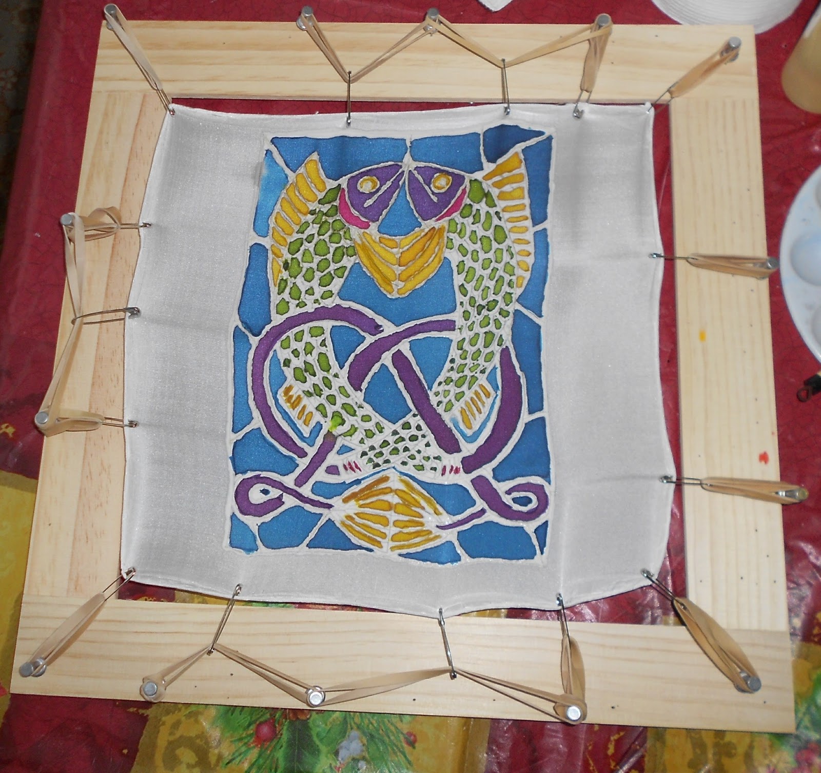 Craft Insanity My silk painting experiment