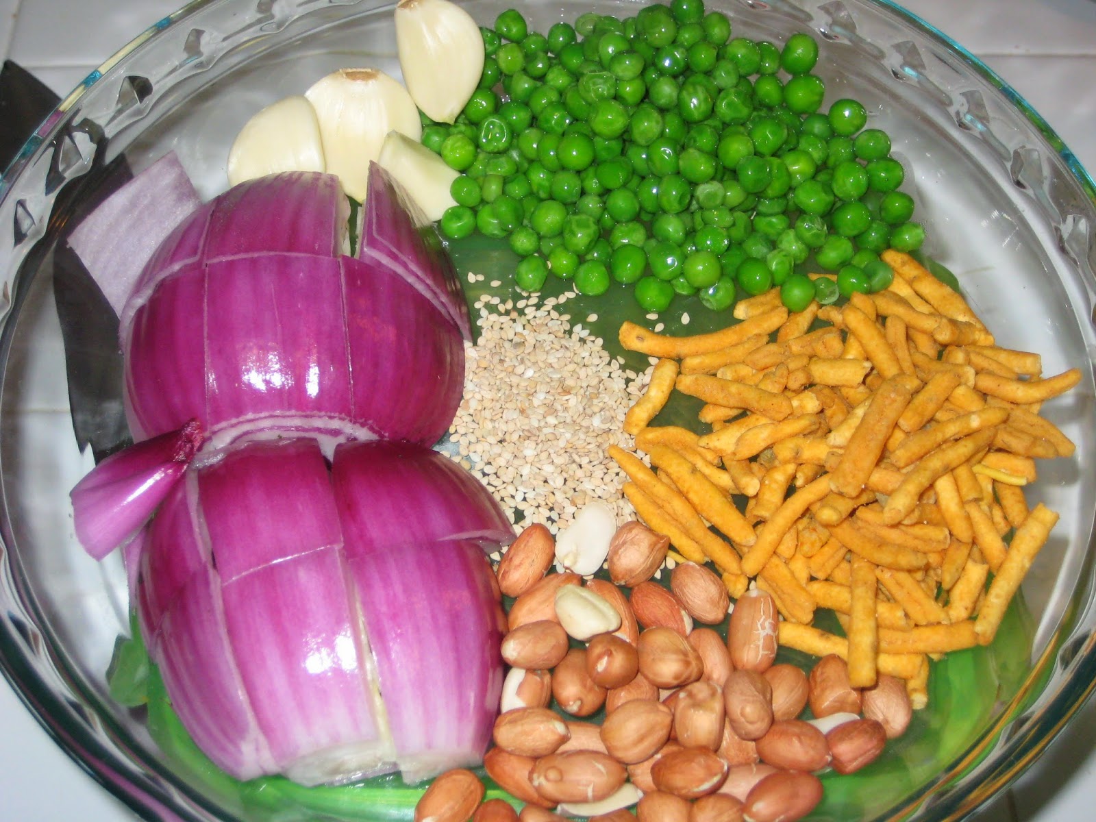Vegetarian Medley Potatoes In Peanuts & Sesame Seeds Gravy (Gujarati
