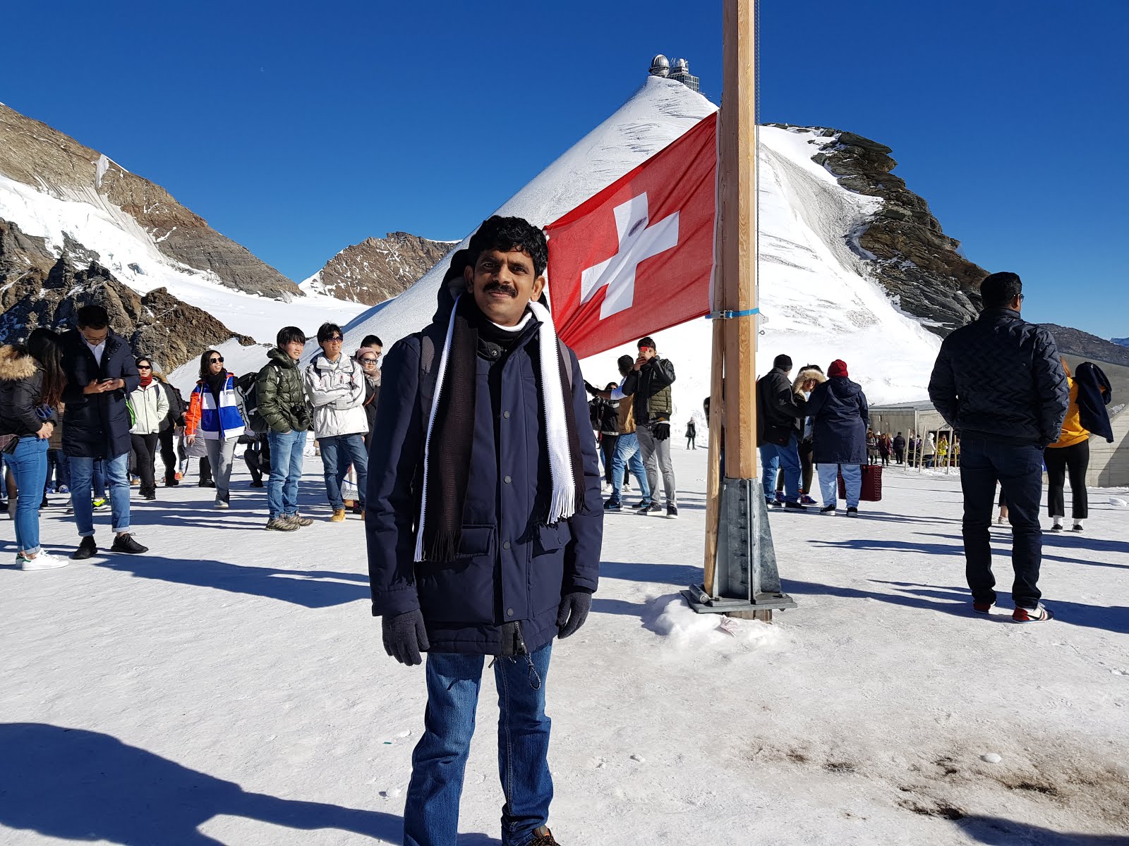 At the top of Europe, Jungfraujoch, Switzerland