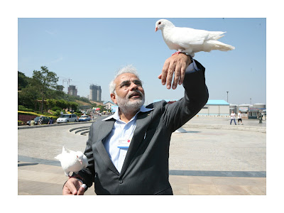 Burung Merpati Bawa Pesan Ancaman untuk PM Modi