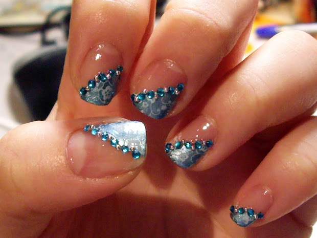 acrylic nails simple nail design