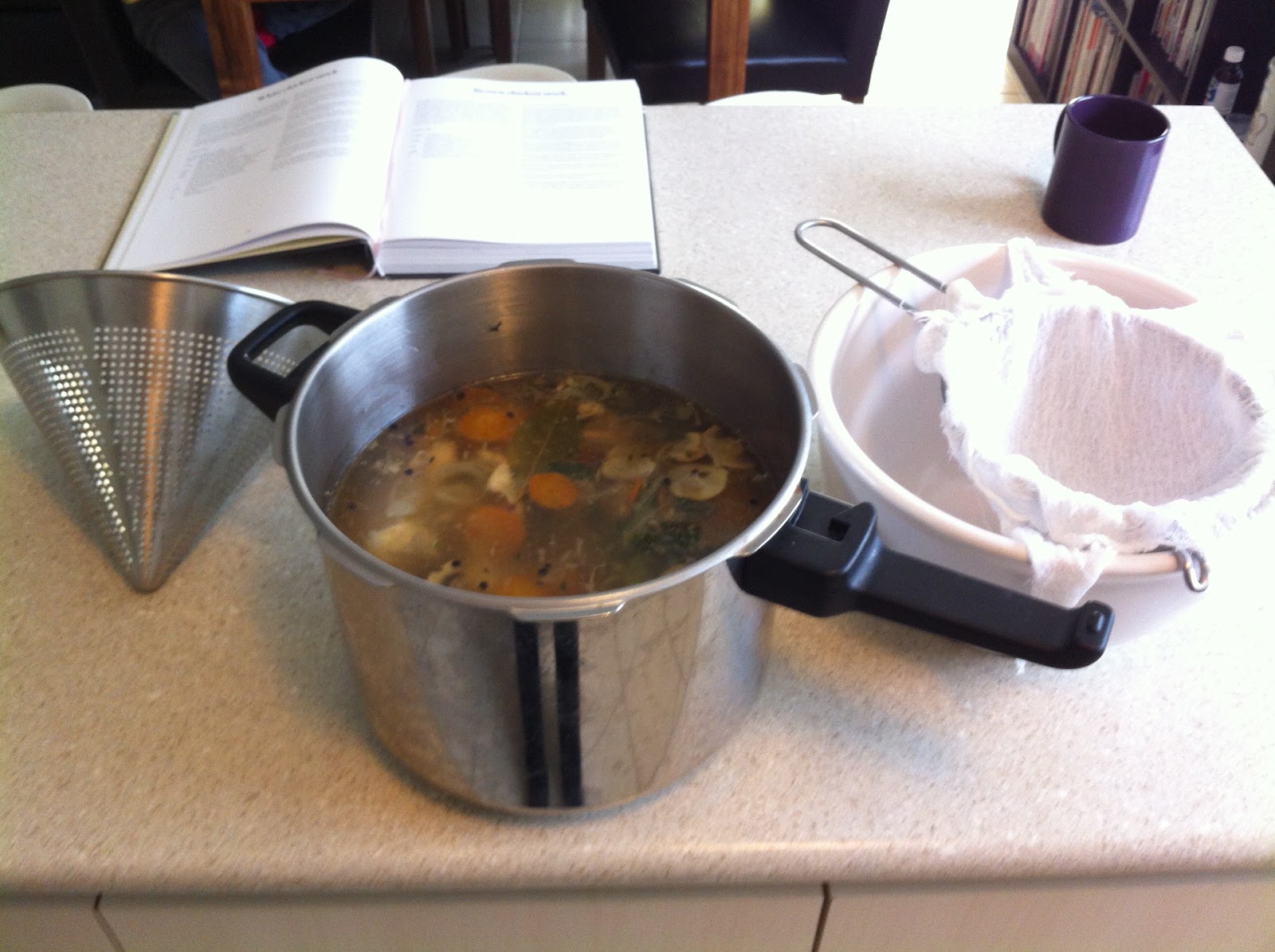 i want to cook like Heston Basics White Chicken Stock