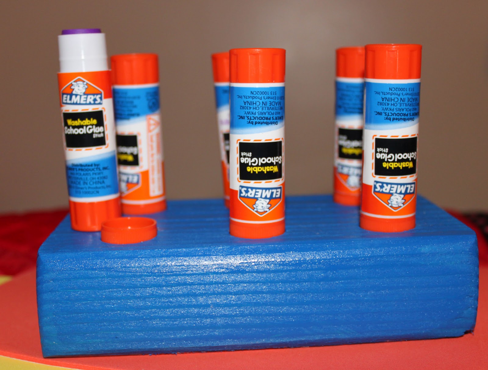 Kindergarten Nerd Herd Glue Stick Holders