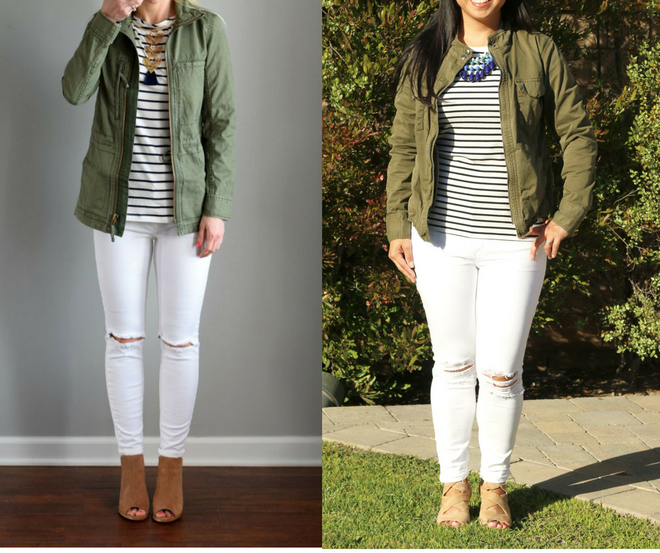 shirts with white jeans