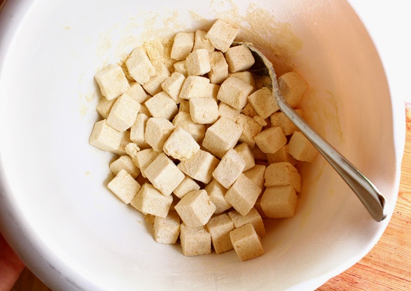 Oppskrift Friterte Tofuterninger Tapas Hvordan Tilberede Tofu Kikertmel Sunn Snacks