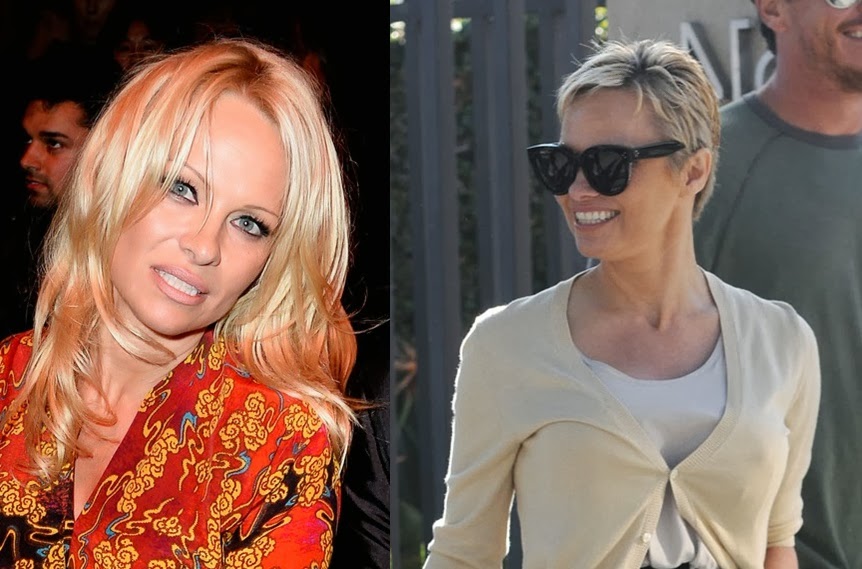 PAMELA ANDERSON GOES PIXIE CUT PAMELA ANDERSON GOES PIXIE CUT