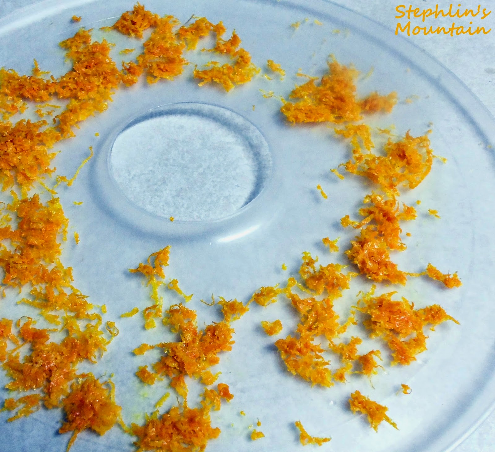 Stephlin's Mountain How to Make and Store Your Own Dried Orange Zest