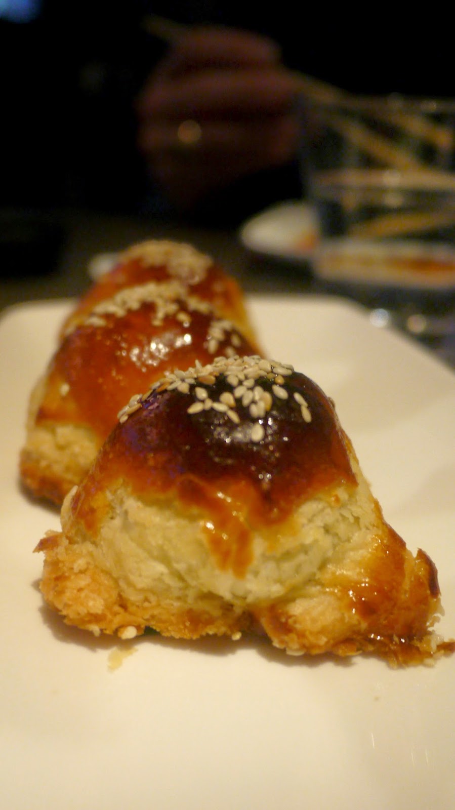 yauatcha baked venison puff dim sum