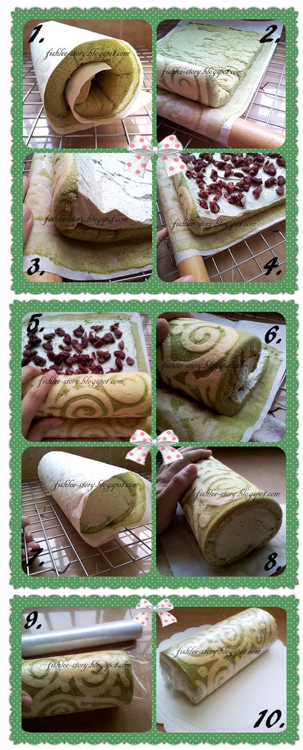 `` 瑜..情未了````...♥ ♥ Swissroll Step by Step guide 瑞士卷步骤和过程图解 ♥