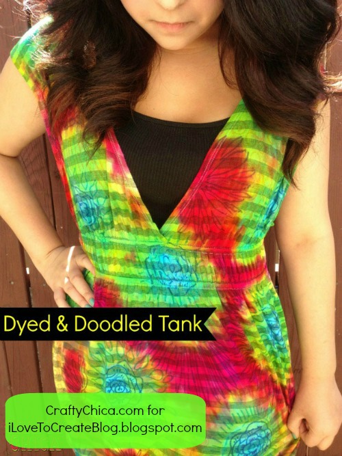 iLoveToCreate Blog Doodle on Your TieDye!