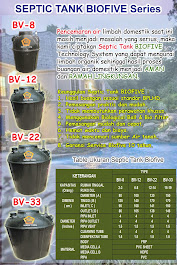 Ukuran septic tank Biofive