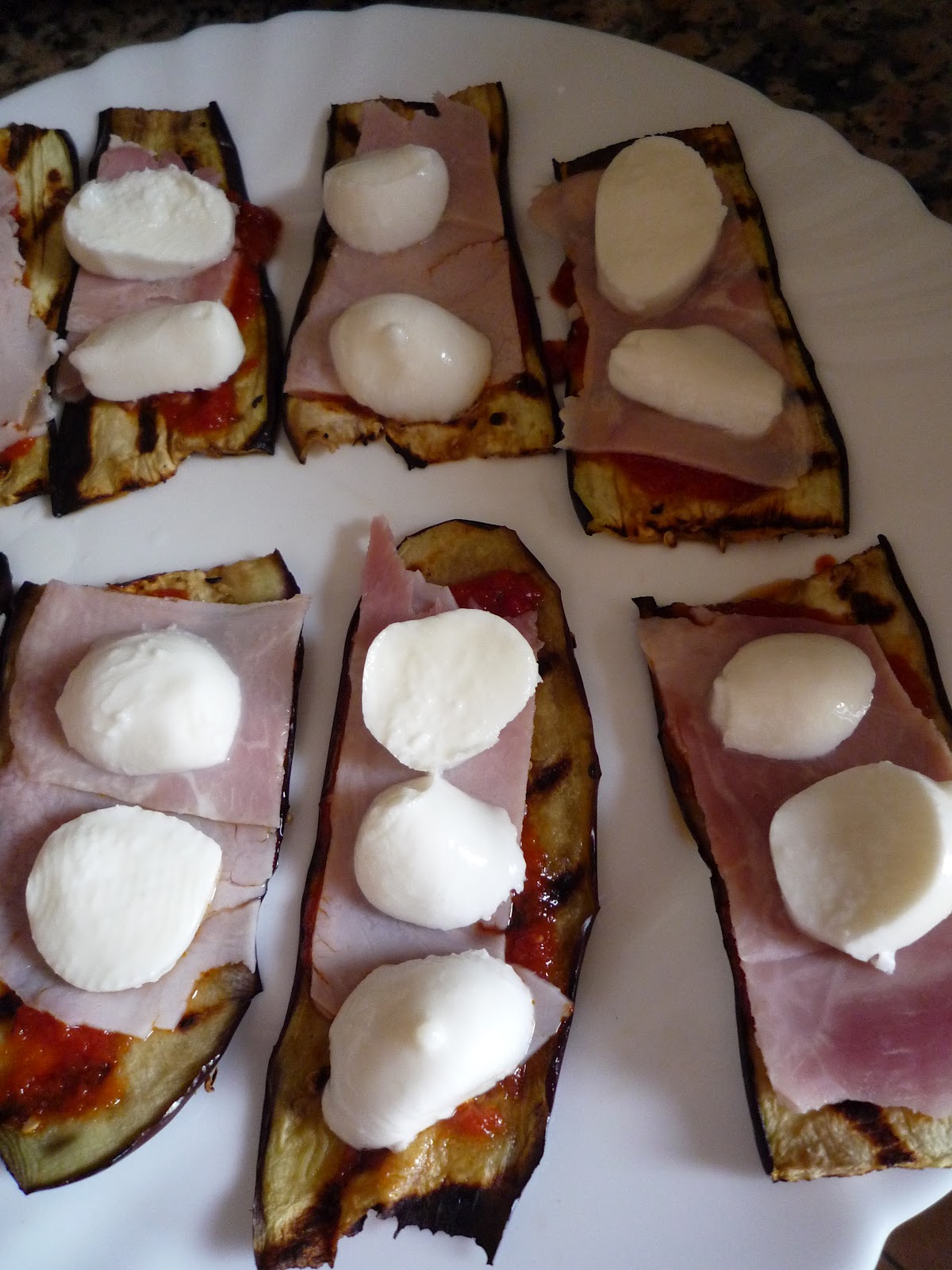 Raccolta Ricette Involtini di melanzane con prosciutto cotto