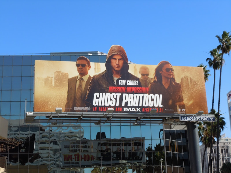 Ghost Protocol movie billboard