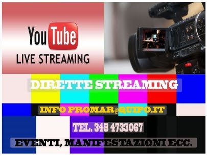 REALIZZIAMO LE DIRETTE STREAMING DEI VOSTRI EVENTI - CONVEGNI, INCONTRI, MANIFESTAZIONI ECC.