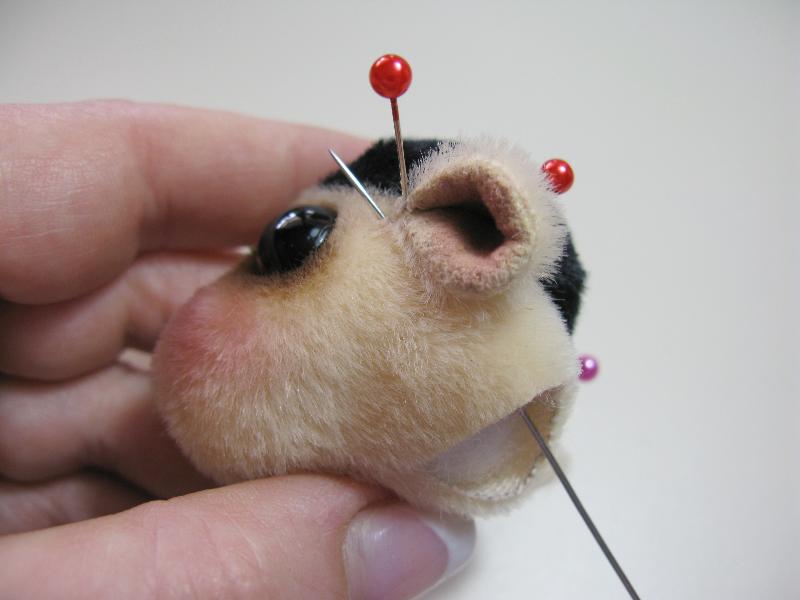 Teddy Bears Tutorials Sewing cauliflower ears