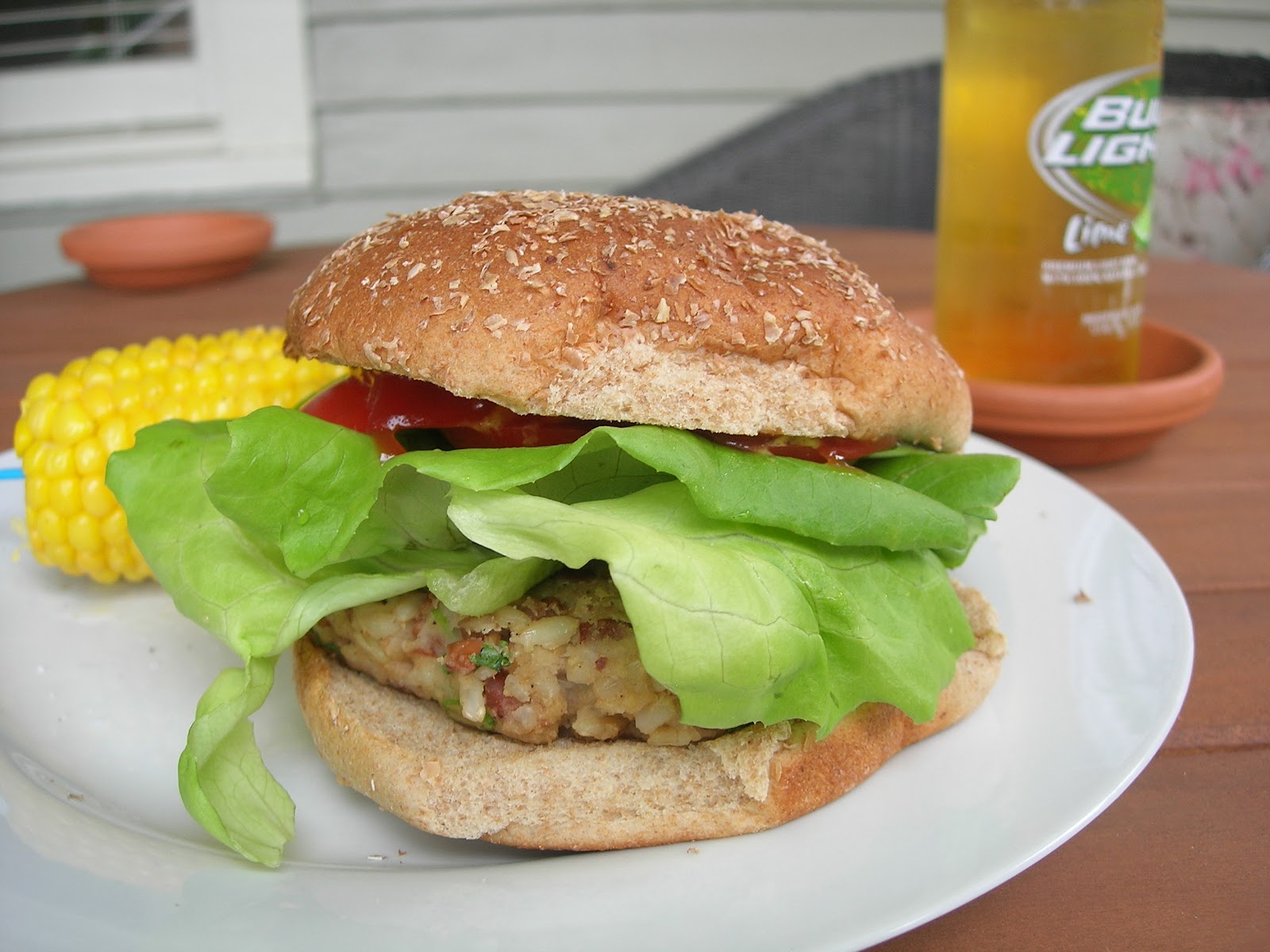 My Little Bungalow Pinto Bean and Rice Burgers