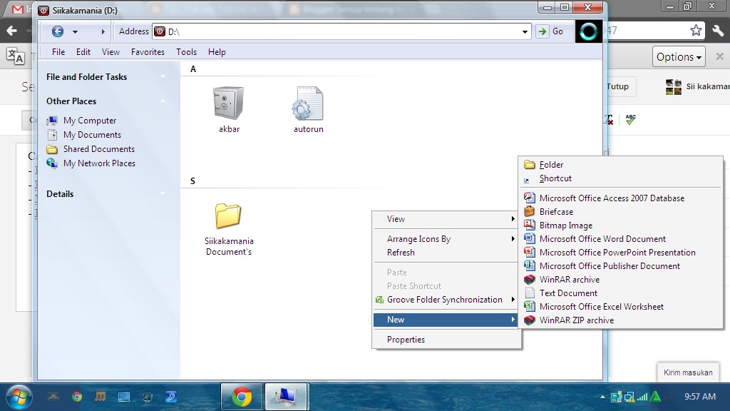 Virus Membuat Folder Baru | siikakamania cara membuat folder baru Virus Membuat Folder Baru | siikakamania cara membuat folder baru