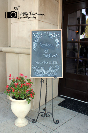 MattandMoni1 Bonnie Ruths, Frisco Wedding, Chalkboard Wedding Sign