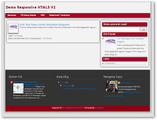 Template Responsive HTML5 Versi 2