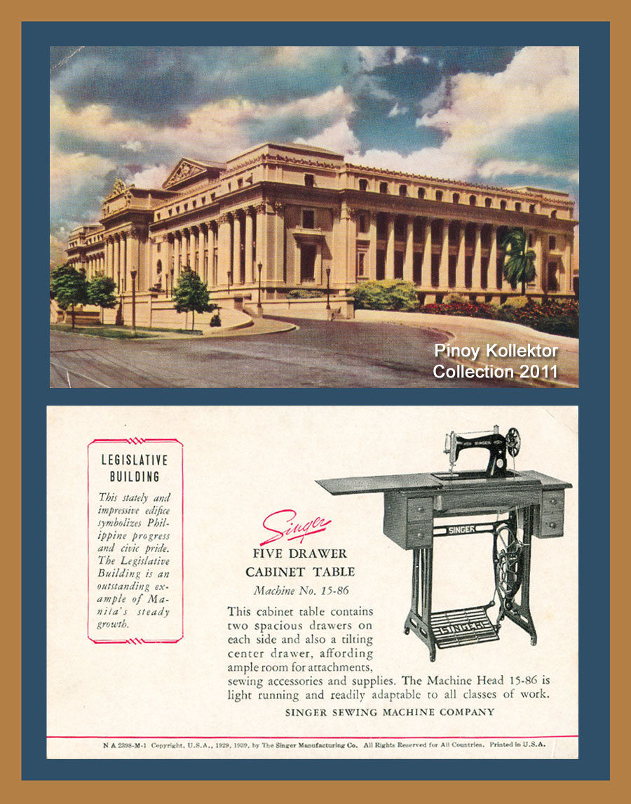 Pinoy Kollektor 35. SINGER SEWING MACHINE in the Philippines