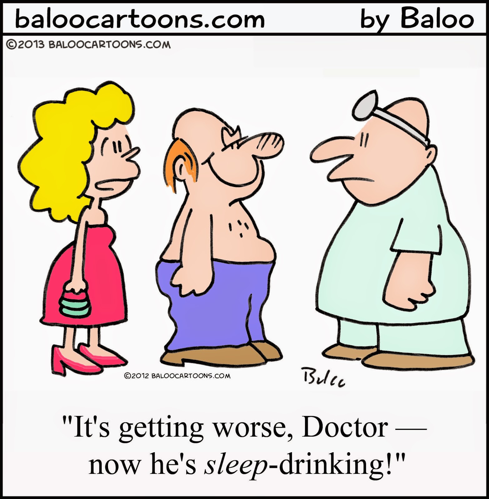 Baloo's non-political cartoon blog: Drinking cartoon